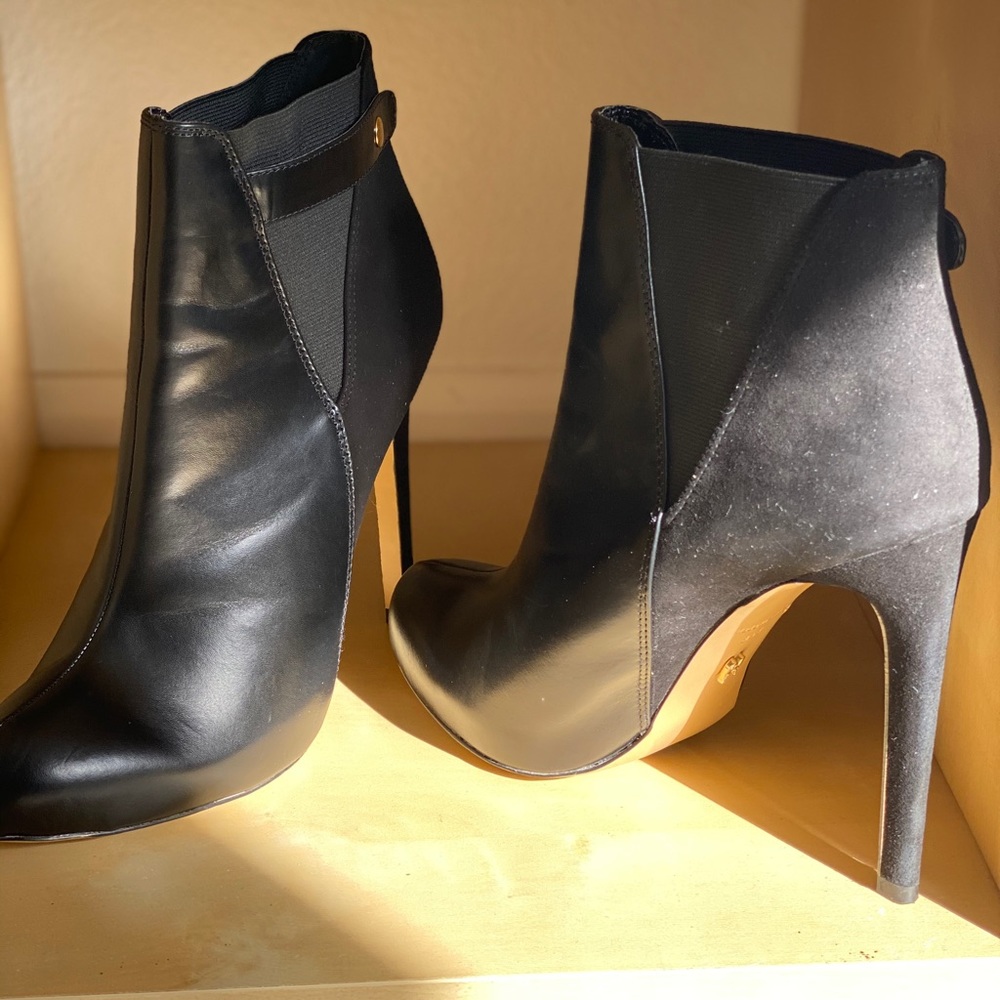 Victoria secret booties. Only worn once.